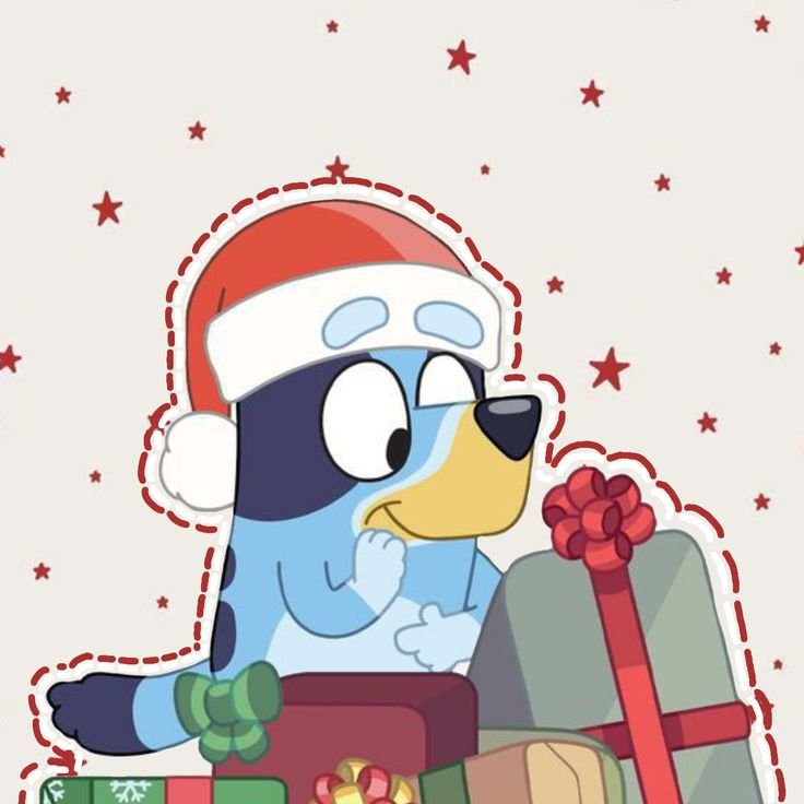 Bluey Pfp Christmas