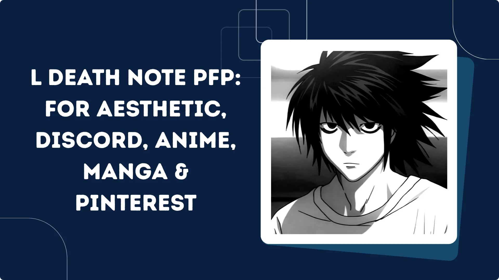 L Death Note PFP