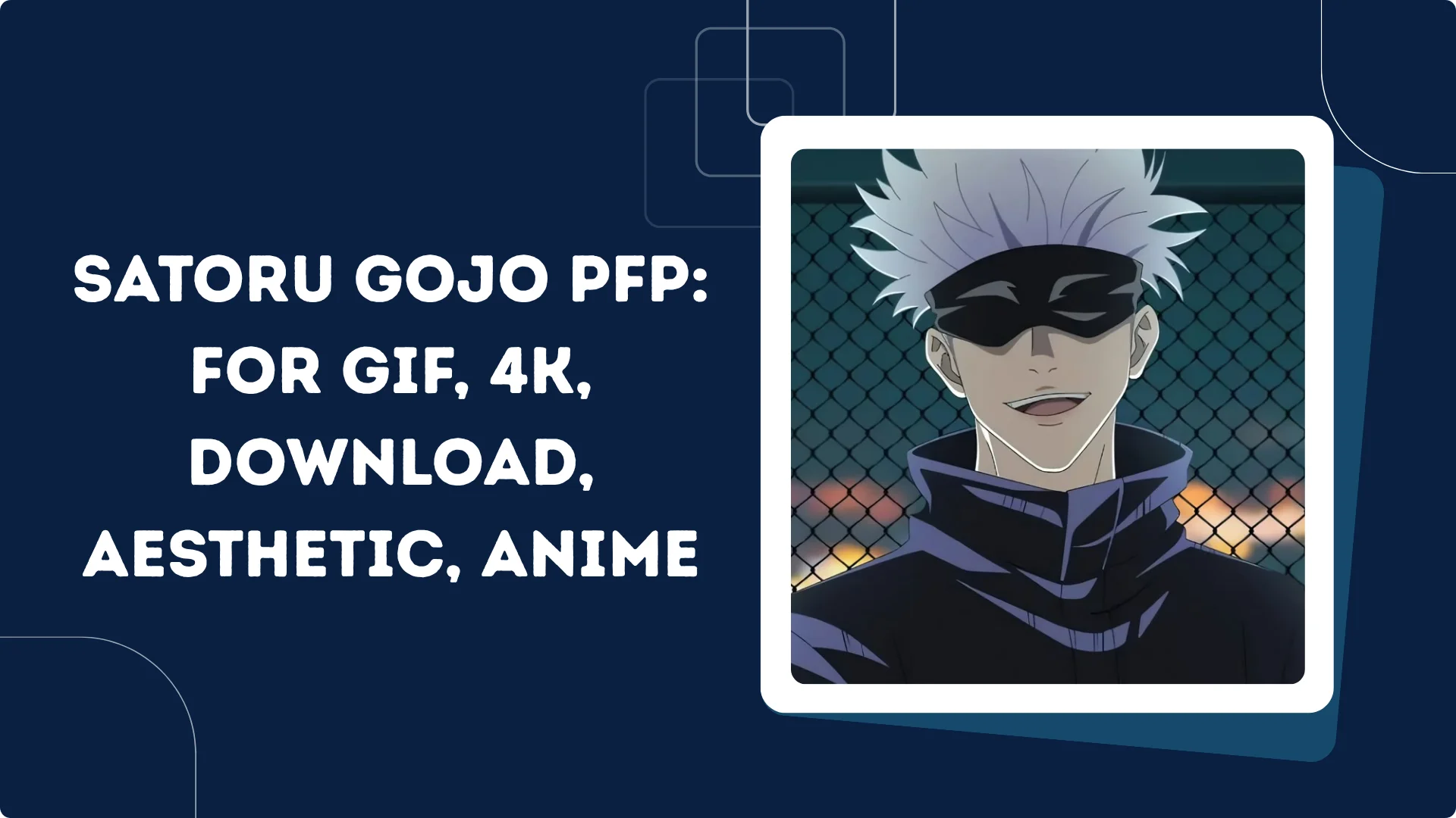 Satoru Gojo Pfp
