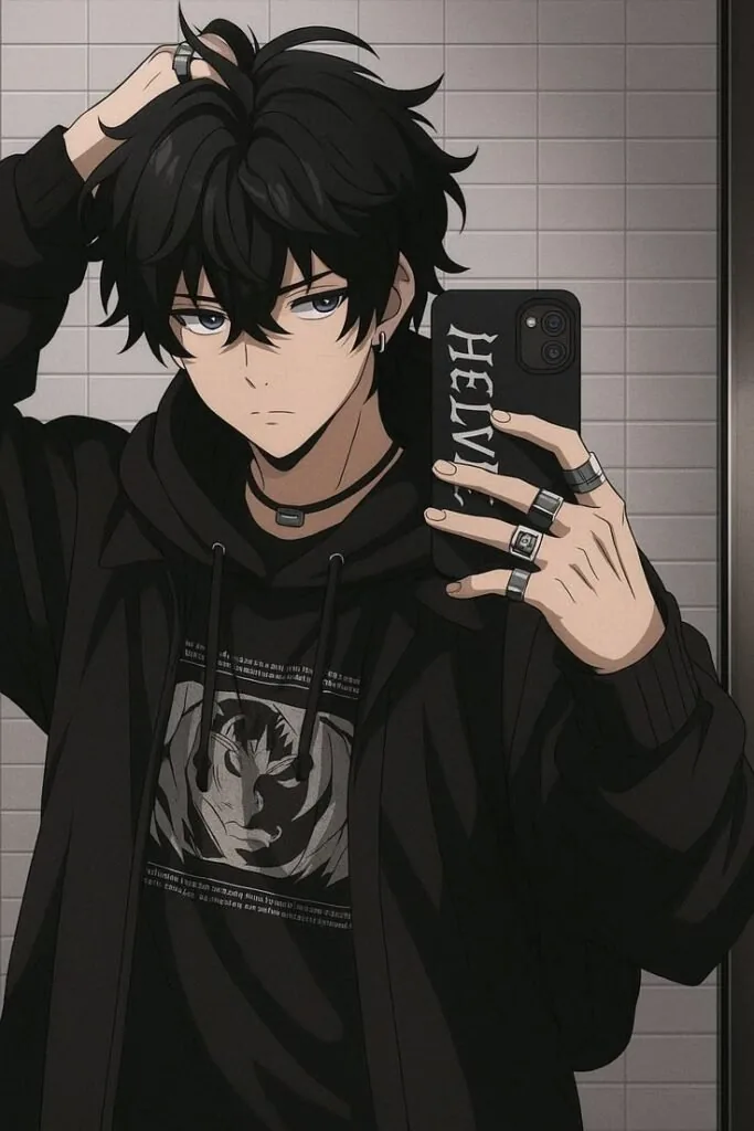 Aesthetic Emo PFP Boy