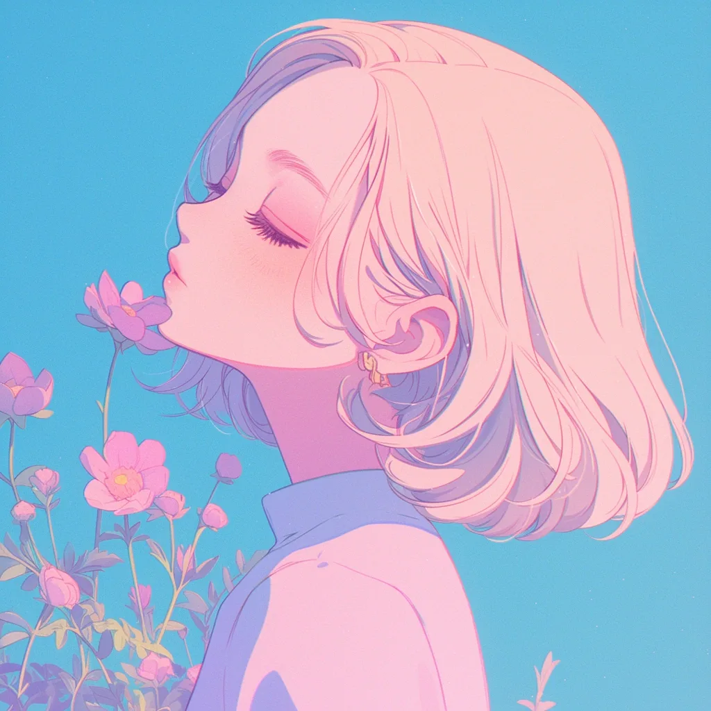Aesthetic Flower PFP For Girls