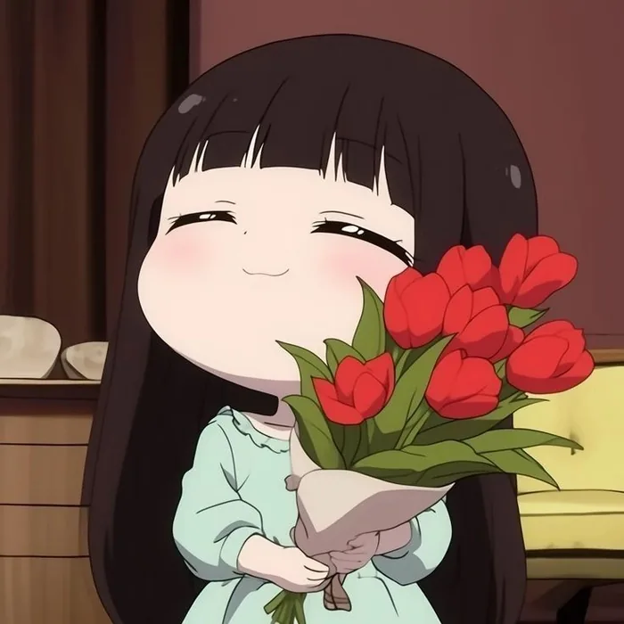 Aesthetic Flower PFP Girl