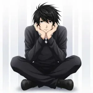 Aesthetic L Death Note PFP