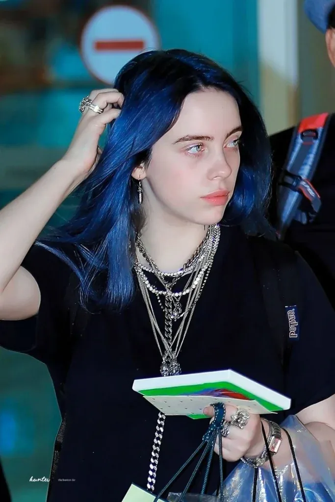 Billie Eilish PFP Blue