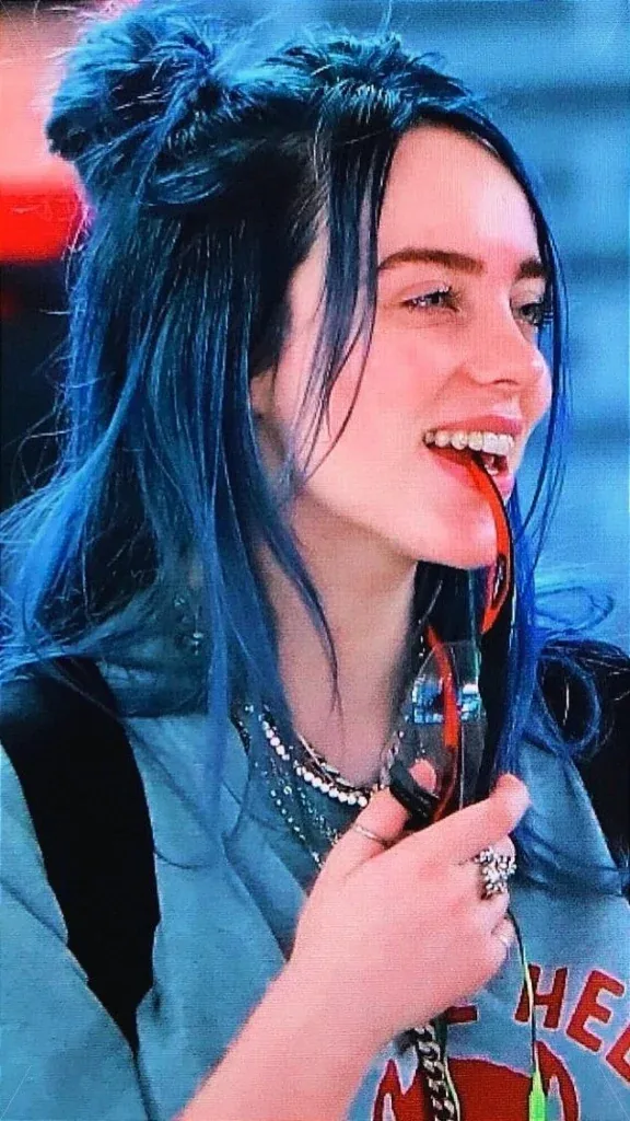 Billie Eilish PFP Blue