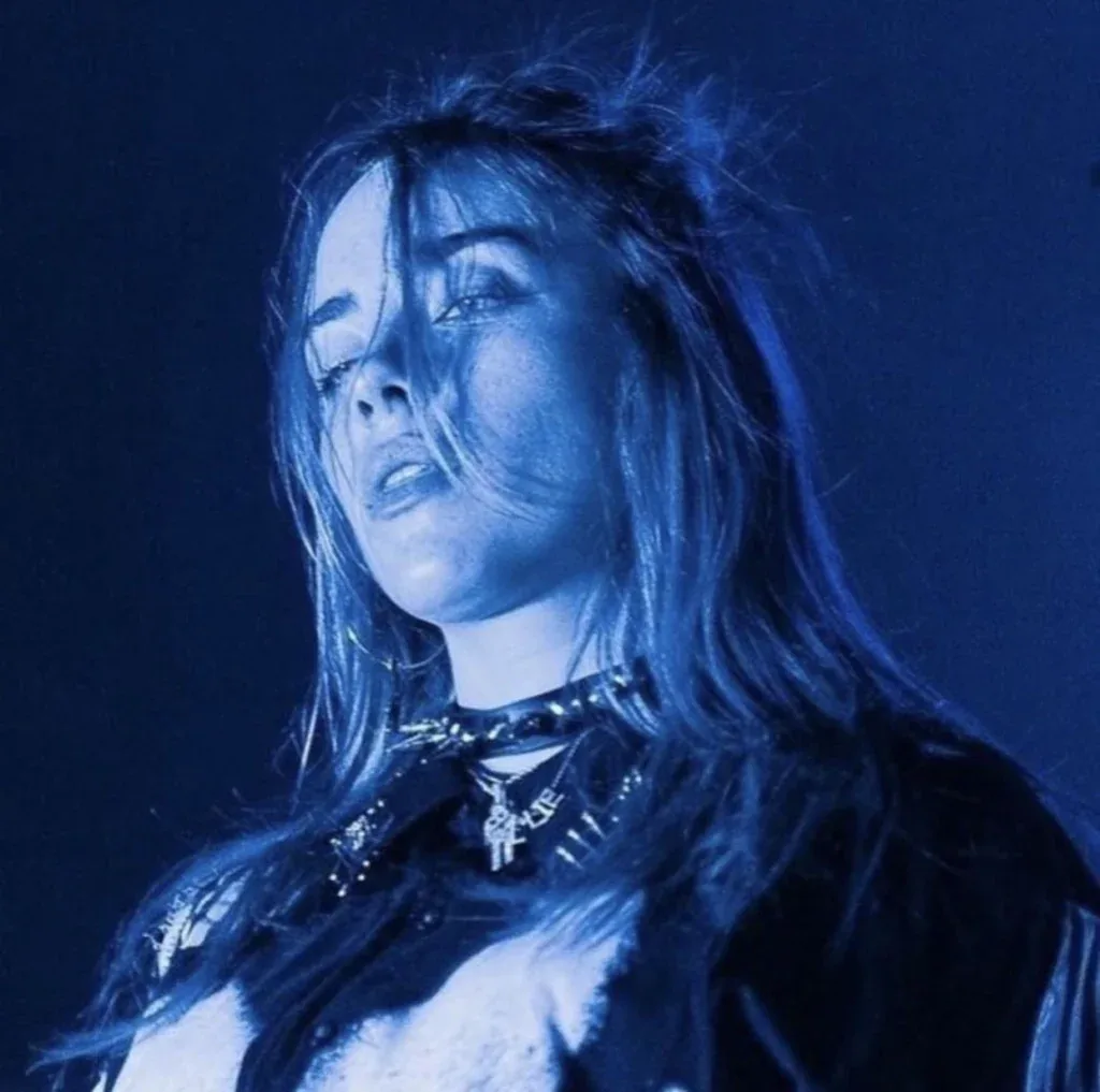 Billie Eilish PFP Blue