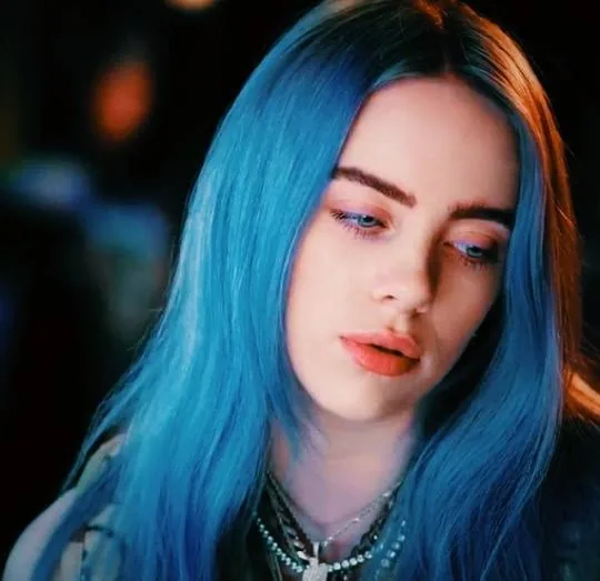 Billie Eilish PFP Blue