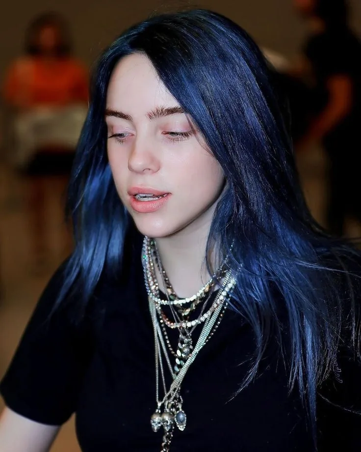 Billie Eilish PFP Blue