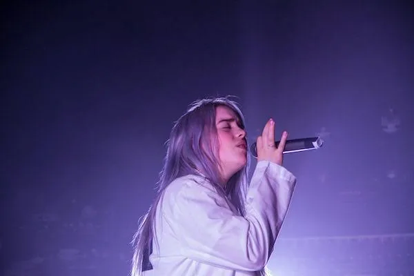Billie Eilish PFP Purple