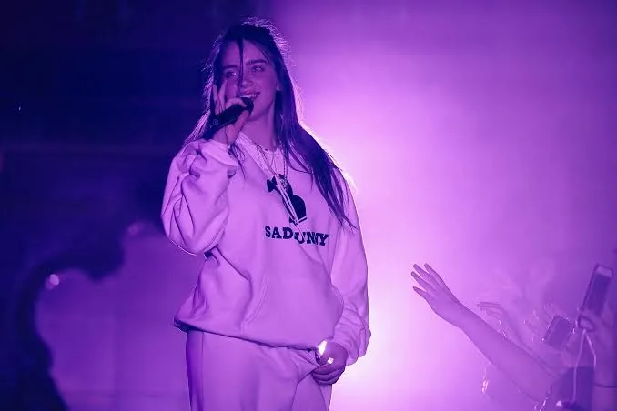 Billie Eilish PFP Purple
