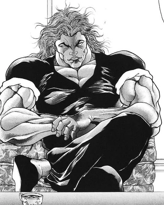 Black and White Yujiro Hanma PFP
