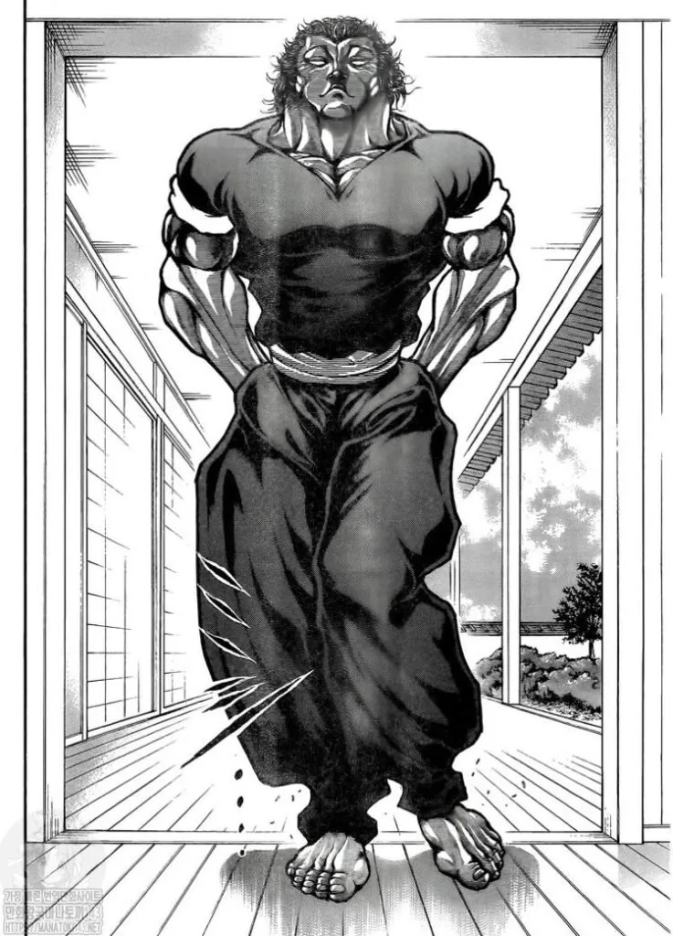 Black and White Yujiro Hanma PFP