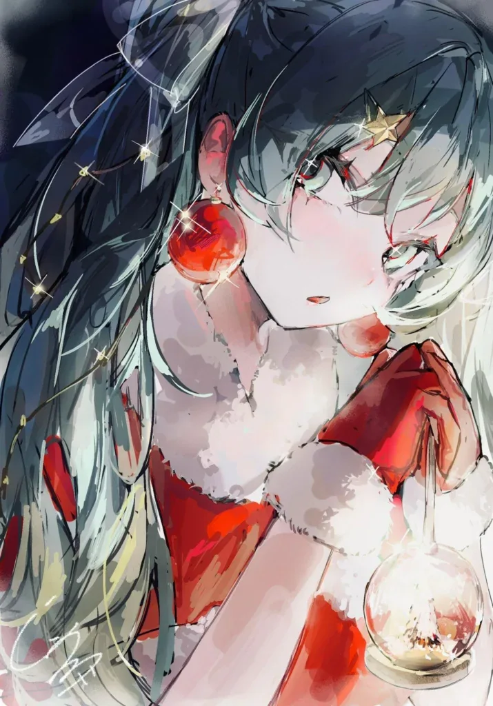 Christmas Hatsune Miku Pfp
