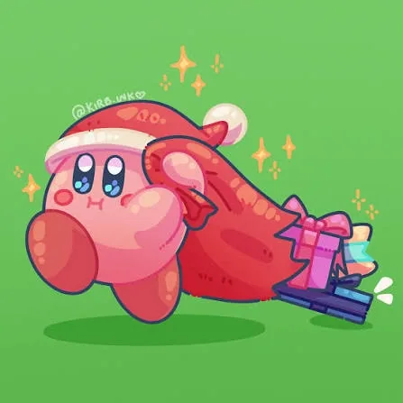 Christmas Kirby PFP