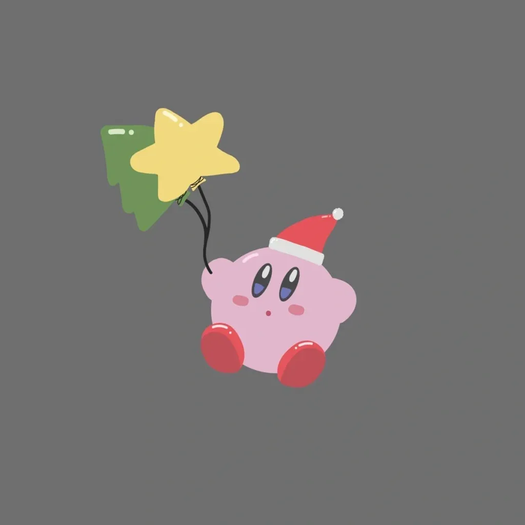 Christmas Kirby PFP