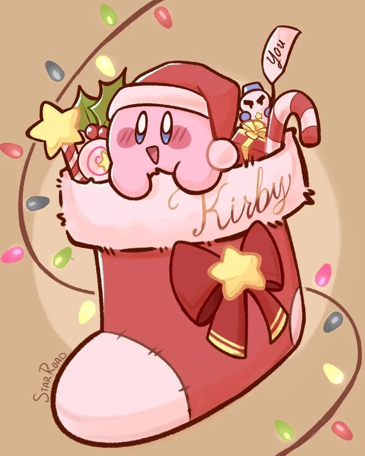 Christmas Kirby PFP