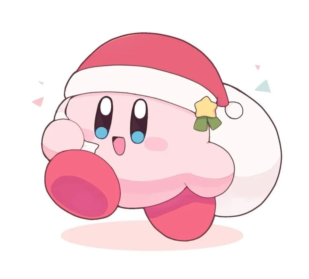 Christmas Kirby PFP