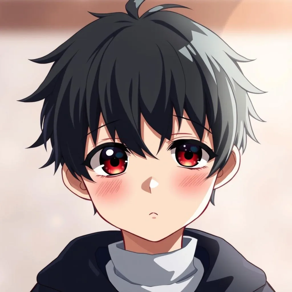 Cute Emo Anime Boy Pfp