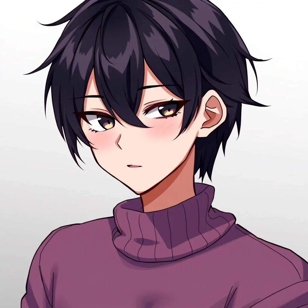 Cute Emo Anime Boy Pfp