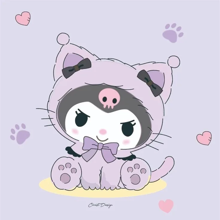 Cute Kuromi Cat PFP