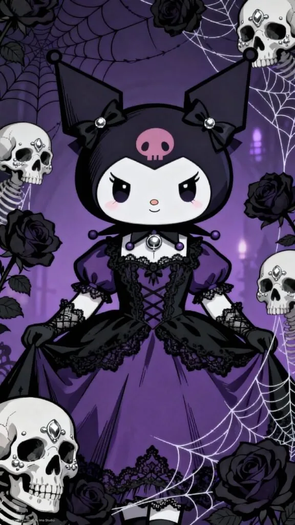 Cute Kuromi Wallpaper