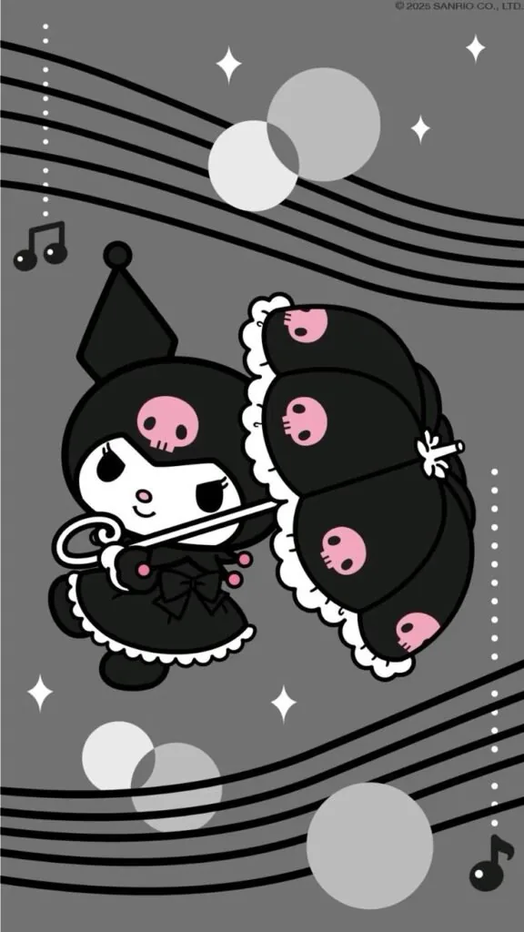 Cute Kuromi Wallpaper