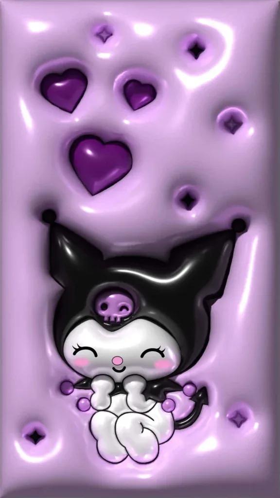 Cute Kuromi Wallpaper