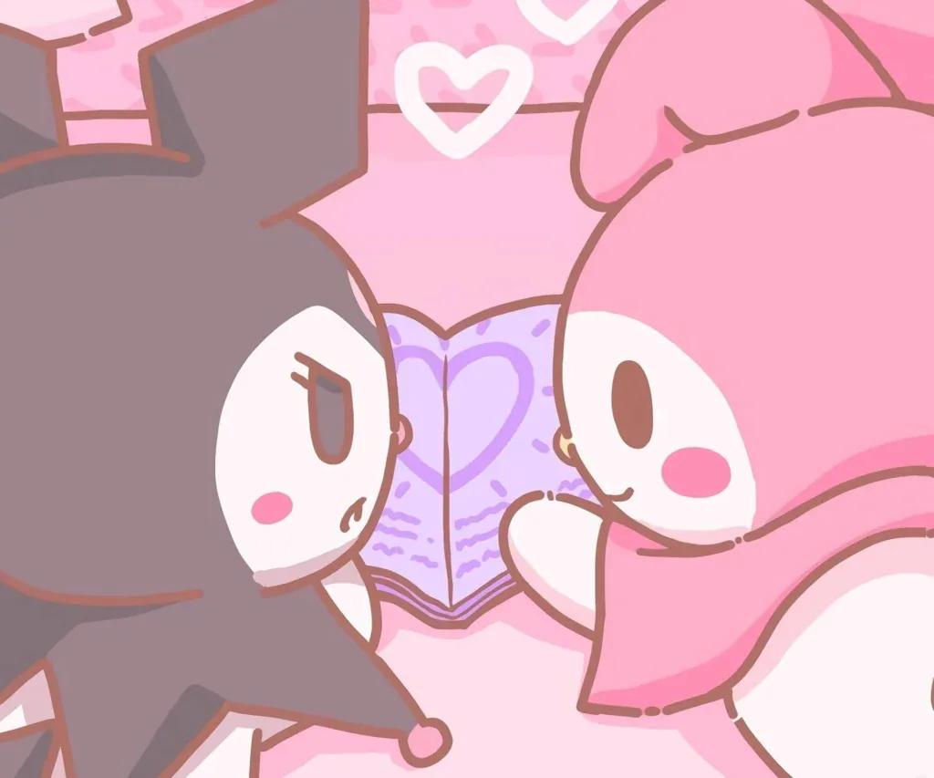 Cute My Melody and Kuromi PFP