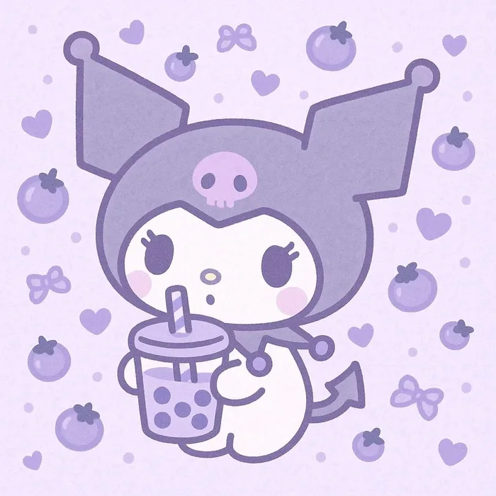 Cute Purple Kuromi PFP