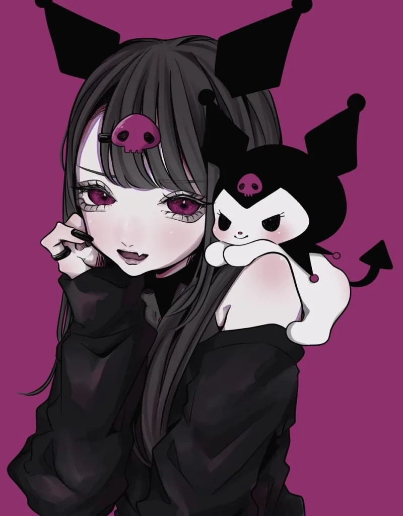 Cute Sanrio Kuromi PFP Kawaii