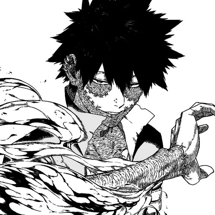 Dabi PFP Black And White