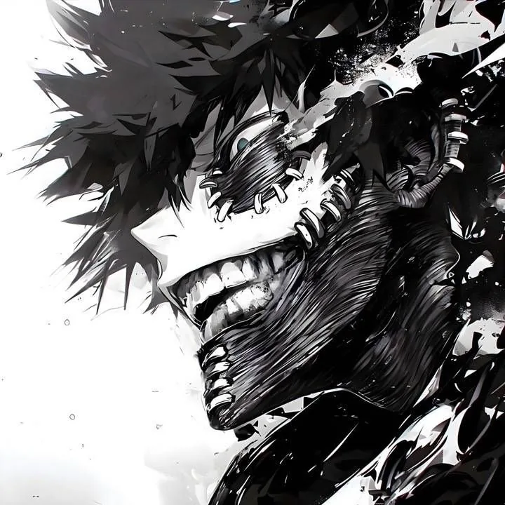 Dabi PFP Black And White