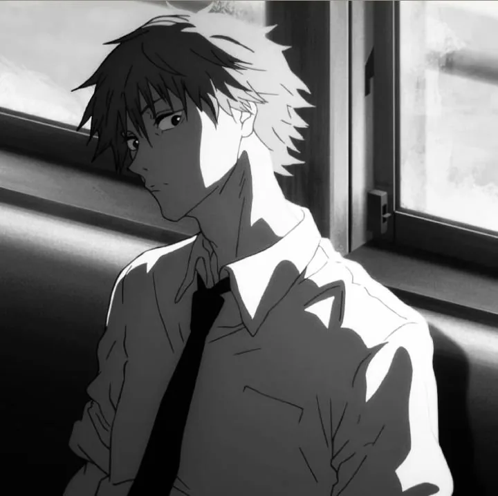 Denji Pfp Black And White