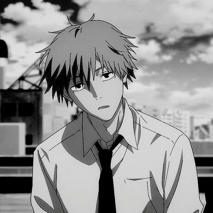Denji Pfp Black And White