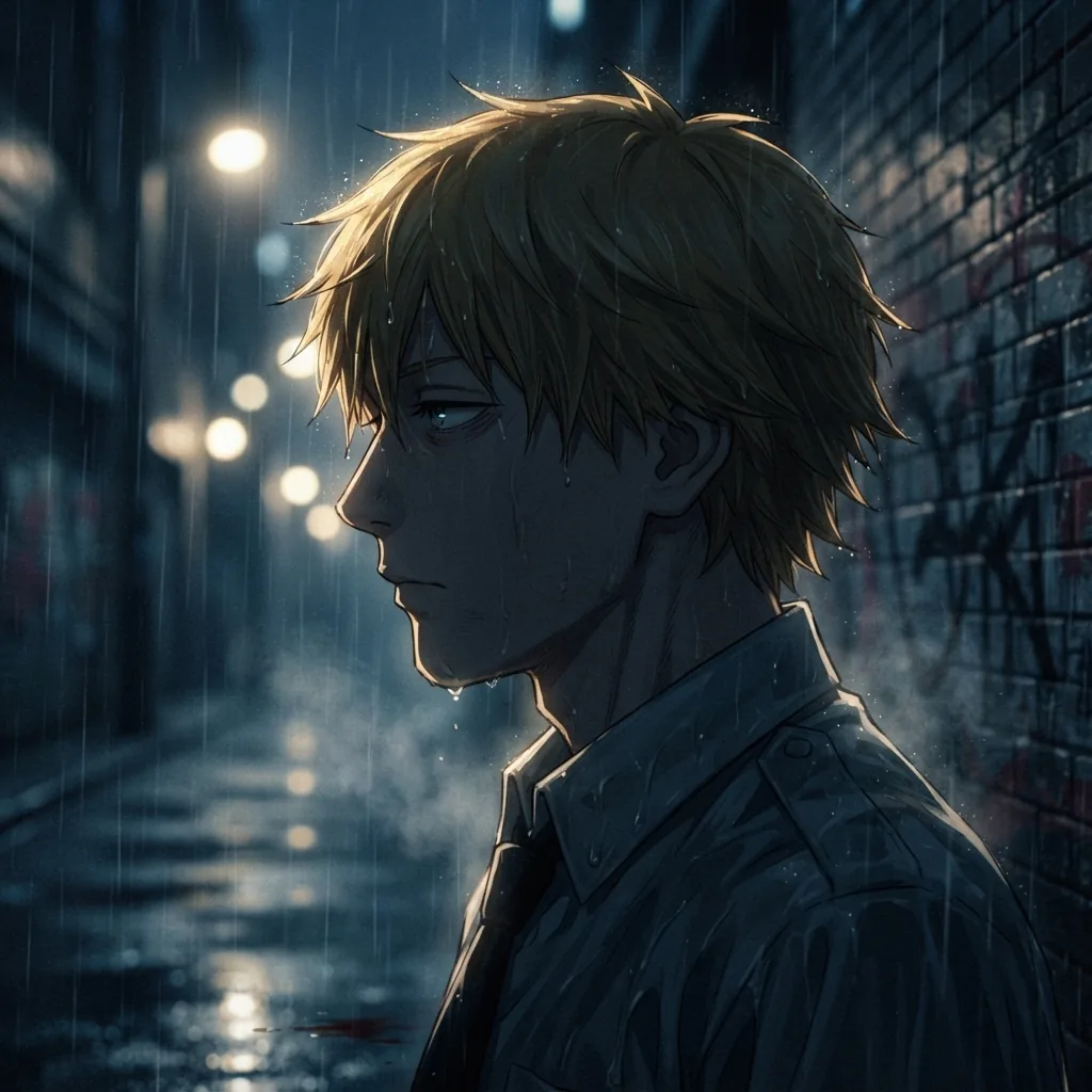 Denji PFP Dark