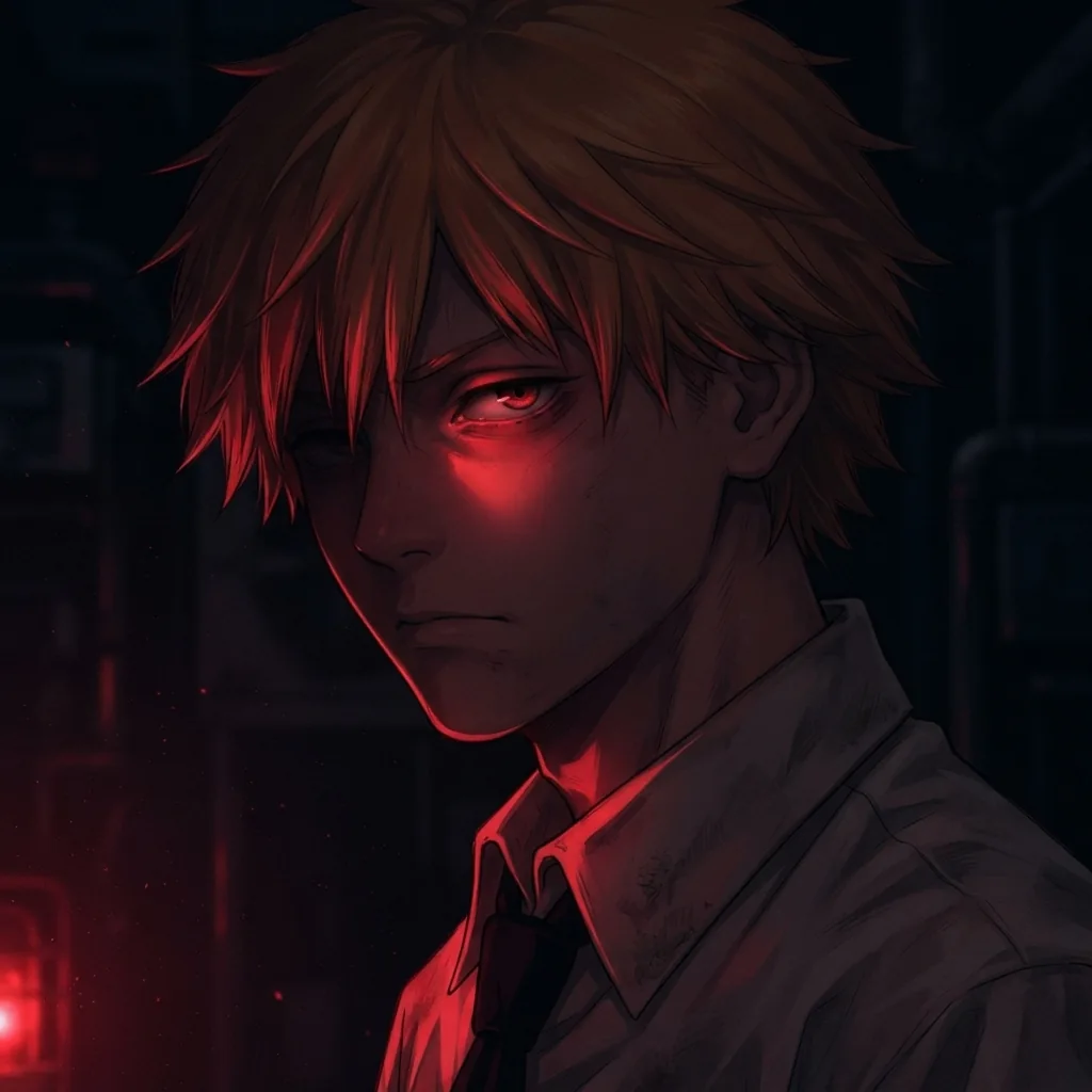 Denji PFP Dark