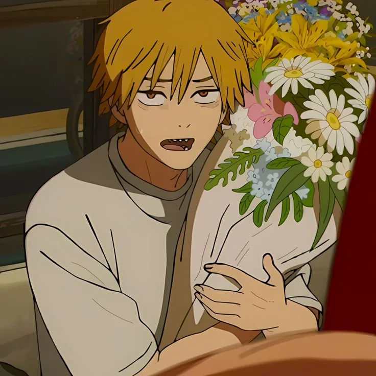 Denji Pfp Flower