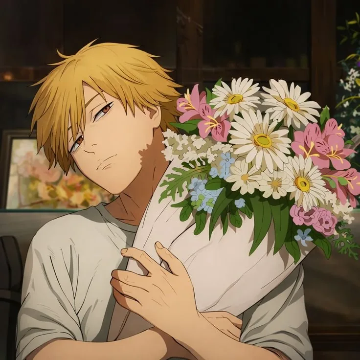 Denji Pfp Flower