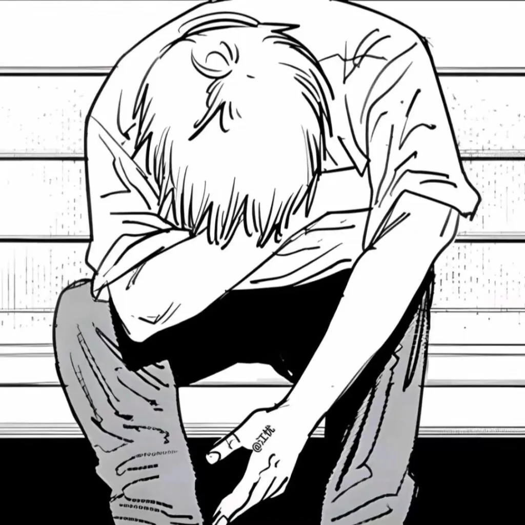 Denji Pfp Manga Sad