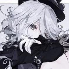 Furina Pfp Black And White