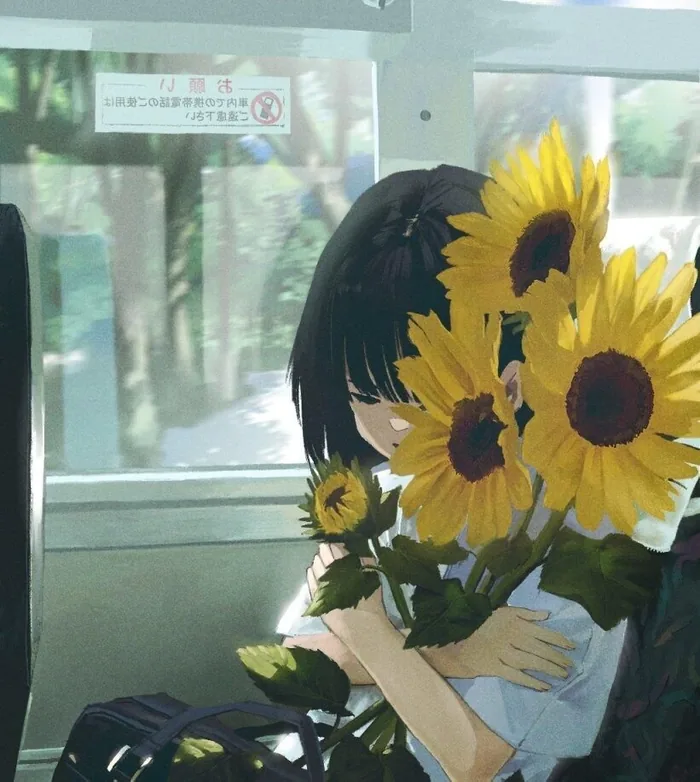Girl Aesthetic Flower PFP