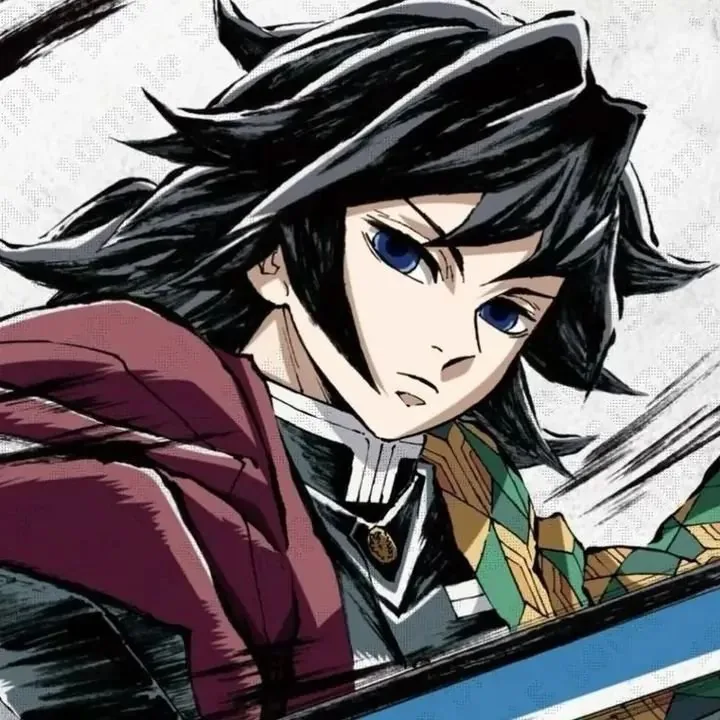 Giyu Manga Pfp Colored