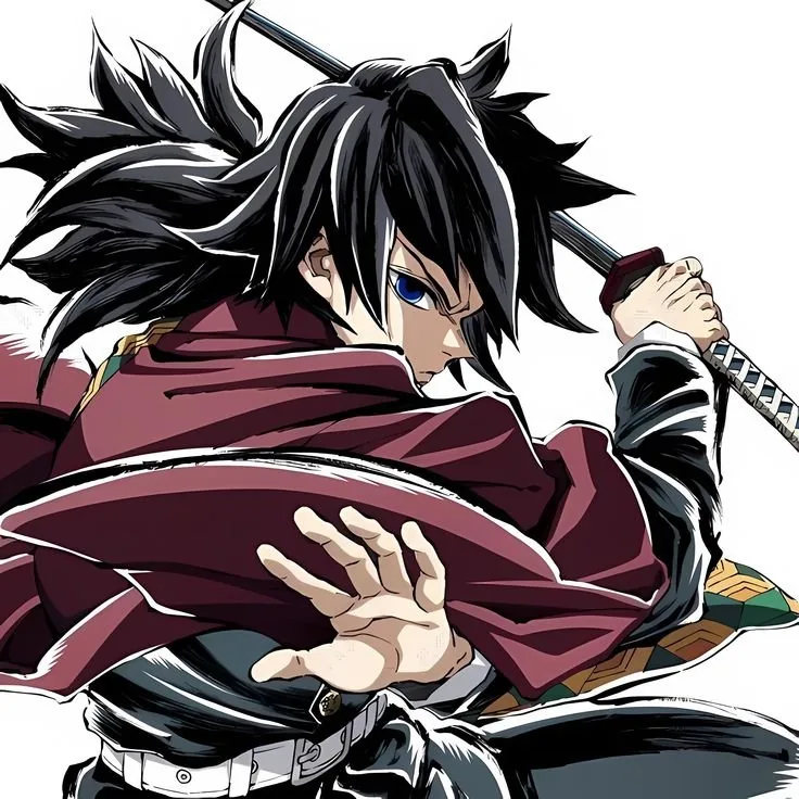Giyu Manga Pfp Colored