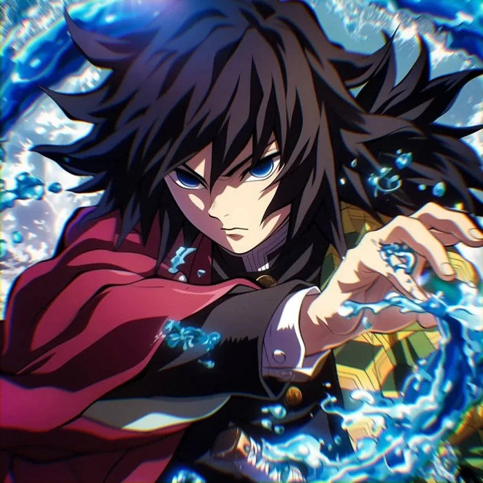 Giyu Manga Pfp Colored