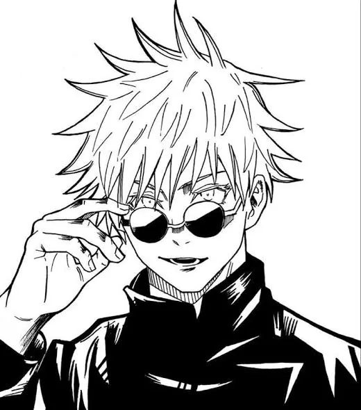Gojo Pfp Black And White