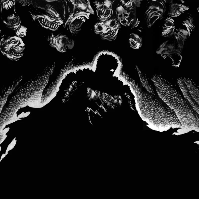 Guts PFP Black and White