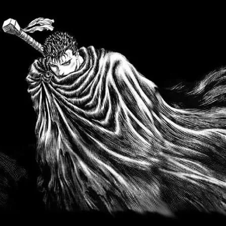 Guts PFP Black and White