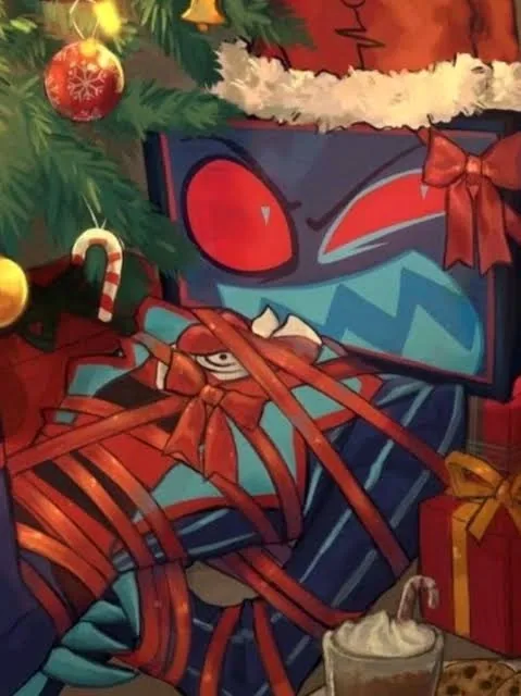 Hazbin Hotel Vox Christmas PFP