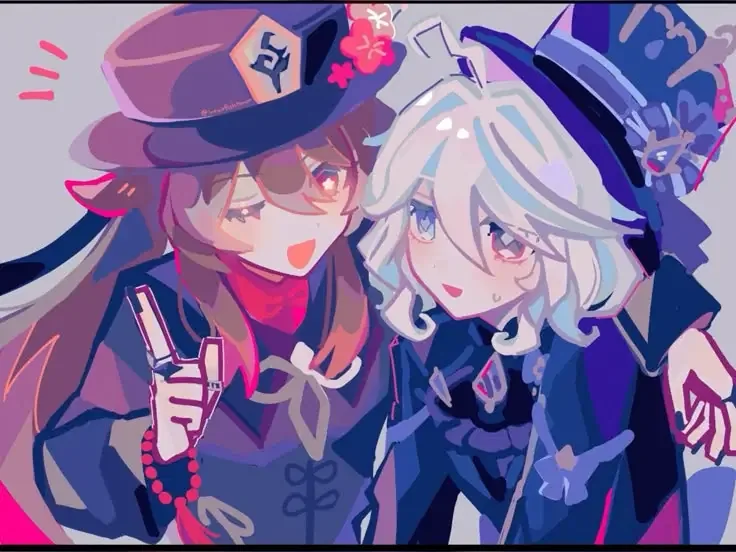 Hu Tao And Furina Pfp
