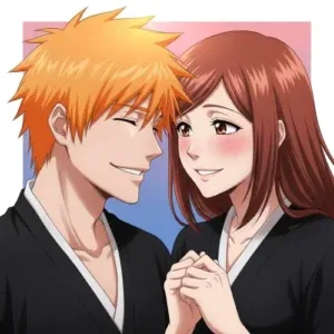 Ichigo and Orihime Matching PFP